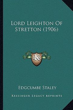 portada lord leighton of stretton (1906) (en Inglés)