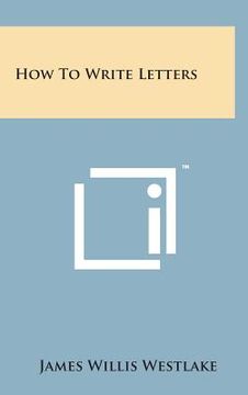 portada How to Write Letters