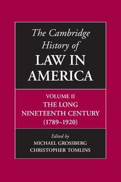 portada The Cambridge History of law in America: Volume 2 (en Inglés)