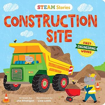 portada Steam Stories Construction Site: First Engineering Words (en Inglés)
