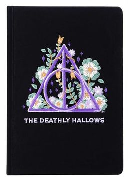 portada Harry Potter: Deathly Hallows Embroidered Journal (in English)