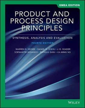 portada Product and Process Design Principles: Synthesis, Analysis and Design (en Inglés)