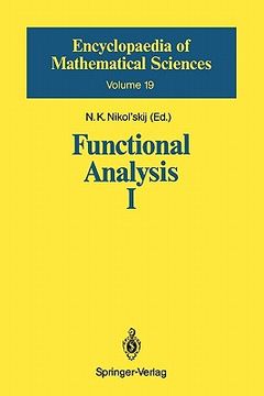 portada functional analysis i (en Inglés)