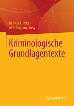 portada Kriminologische Grundlagentexte (en Alemán)