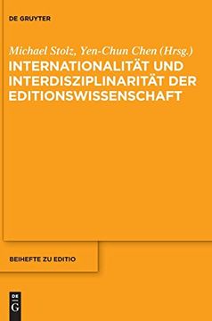 portada Internationalität und Interdisziplinarität der Editionswissenschaft (in German)