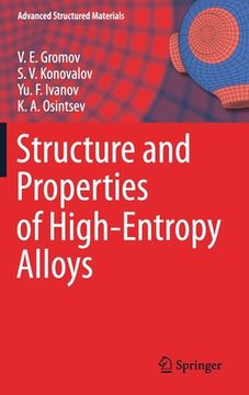 portada Structure and Properties of High-Entropy Alloys (in English)