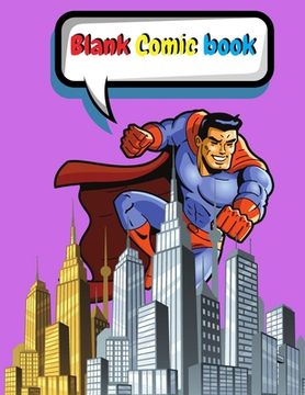 portada Comic Book Blank for kids (en Inglés)