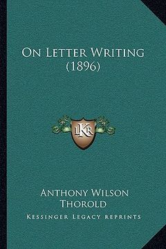 portada on letter writing (1896) (en Inglés)