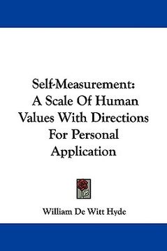 portada self-measurement: a scale of human values with directions for personal application (in English)