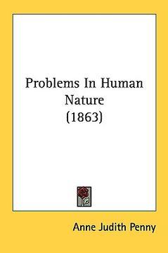 portada problems in human nature (1863) (in English)