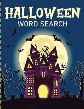 portada Halloween Word Search: Puzzle Activity Book For Kids Ages 5-8 Juvenile Gifts With Key Solution Pages (in English)