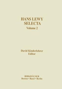 portada hans lewy selecta: volume 2 (in English)