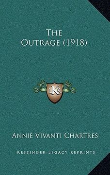 portada the outrage (1918)