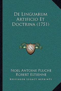 portada de Linguarum Artificio Et Doctrina (1751) (en Latin)