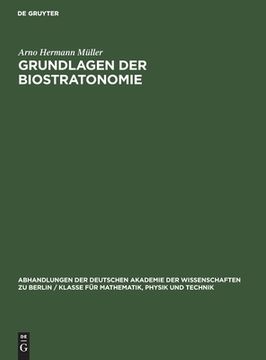 portada Grundlagen der Biostratonomie (in German)