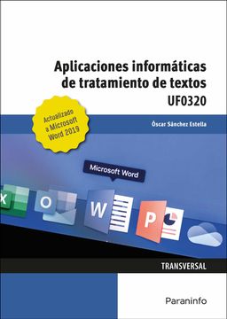 portada Aplicaciones Informáticas de Tratamiento de Textos. Microsoft Word 2019 (in Spanish)