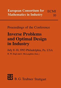 portada Proceedings of the Conference Inverse Problems and Optimal Design in Industry: July 8-10, 1993 Philadelphia, Pa. USA (in German)