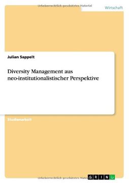 portada Diversity Management aus neo-institutionalistischer Perspektive (German Edition)