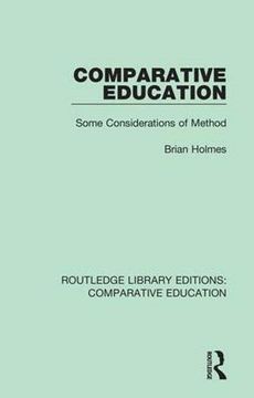 portada Comparative Education: Some Considerations of Method (en Inglés)