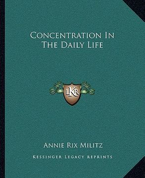portada concentration in the daily life (en Inglés)