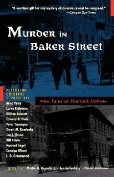 portada murder in baker street: new tales of sherlock holmes (in English)