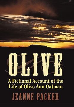 portada olive: a fictional account of the life of olive ann oatman (en Inglés)