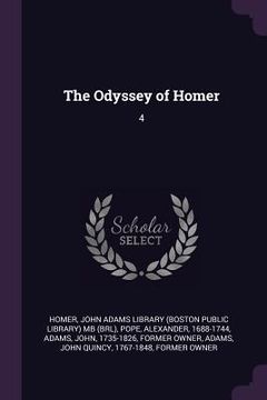 portada The Odyssey of Homer: 4 (en Inglés)