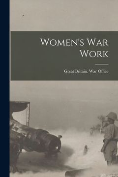 portada Women's War Work (en Inglés)