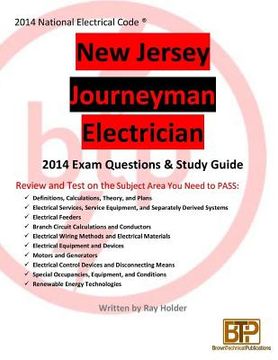 portada New Jersey 2014 Journeyman Electrician Study Guide (en Inglés)