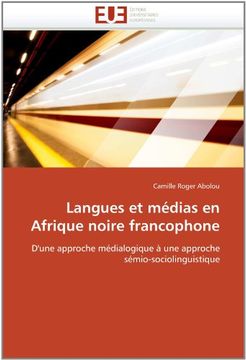 portada Langues Et Medias En Afrique Noire Francophone