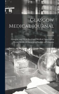 portada Glasgow Medical Journal; 92 (in English)