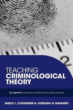 portada Teaching Criminological Theory (en Inglés)