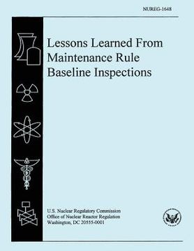 portada Lessons Learned From Maintenance Rule Baseline Inspections (en Inglés)