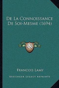 portada De La Connoissance De Soi-Mesme (1694) (en Francés)