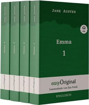 portada Emma - Teile 1-4 (Buch + 4 mp3 Audio-Cd) - Lesemethode von Ilya Frank - Zweisprachige Ausgabe Englisch-Deutsch