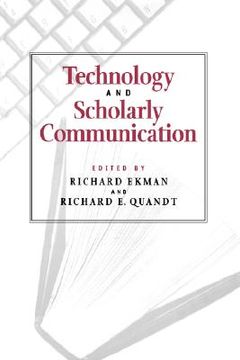 portada technology and scholarly communication (en Inglés)