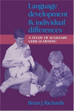 portada Language Development and Individual Differences Hardback: A Study of Auxiliary Verb Learning (en Inglés)