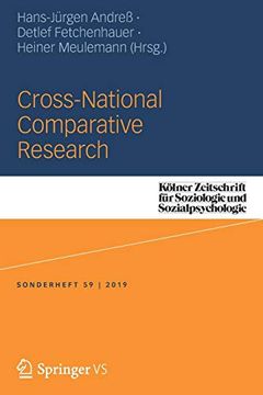 portada Cross-National Comparative Research (Kölner Zeitschrift für Soziologie und Sozialpsychologie Sonderhefte) (en Inglés)