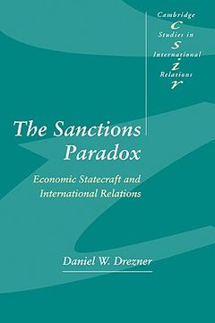 portada The Sanctions Paradox Paperback: Economic Statecraft and International Relations (Cambridge Studies in International Relations) (en Inglés)