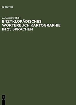 portada Enzyklopadisches Worterbuch Kartographie in 25 Sprachen (en Alemán)