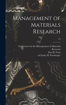 portada Management of Materials Research; 14 (in English)