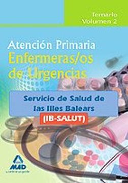 portada Enfermeros De Urgencias De Atención Primaria Del Ib-Salut. Temario Volumen Ii.