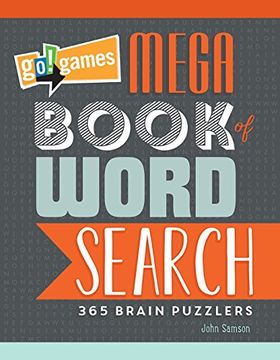 portada Go! Games Mega Book of Word Search: 365 Brain Puzzlers (en Inglés)