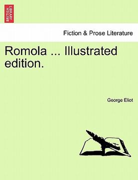 portada romola ... illustrated edition. (in English)