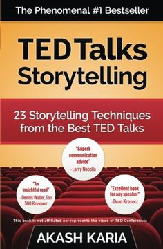 portada Ted Talks Storytelling: 23 Storytelling Techniques From The Best Ted Talks (en Inglés)