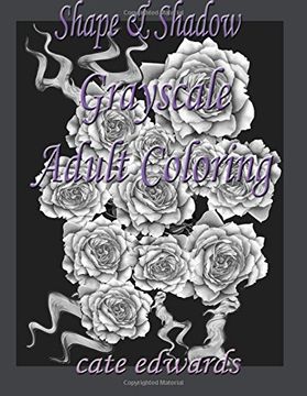portada Shape & Shadow Grayscale Adult Coloring: Book 1