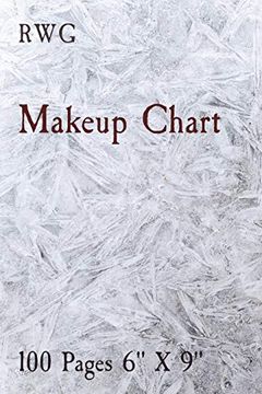 portada Makeup Chart: 100 Pages 6" x 9" (en Inglés)