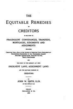 portada The Equitable Remedies of Creditors in Relation to Fraudulent Conveyances (en Inglés)