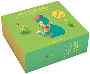 portada Animal Friends Deluxe Baby Book & Memory Box (en Inglés)