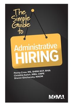 portada The Simple Guide to Administrative Hiring (en Inglés)